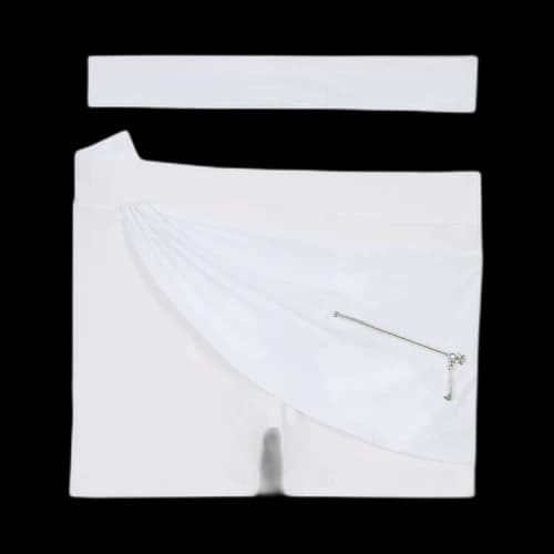 Jacquemus x Nike Drapped Bike Shorts White