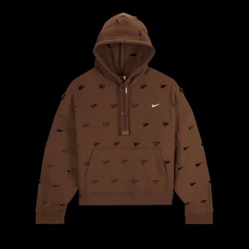 Jacquemus x Nike Le Swoosh Hoodie Brown