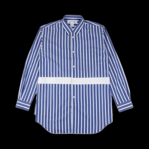 Comme des Garçons SHIRT Striped Long-Sleeve Shirt 'Blue'