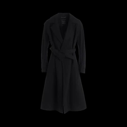 Yohji Yamamoto Wrap Trench Coat 'Black'