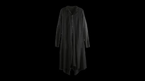 Yohji Yamamoto Women's Button Detail Flap Dress Black