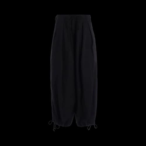 Yohji Yamamoto Twill 3 Tucks Pants 'Black'