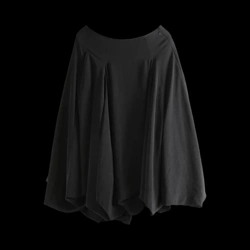 Yohji Yamamoto Panel Balloon Skirt 'Black'