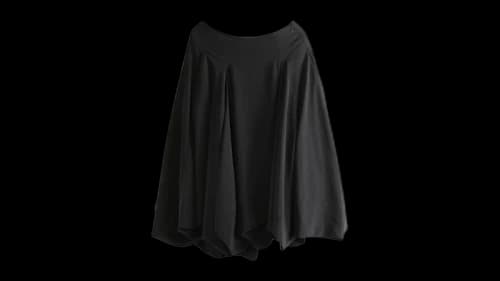 Yohji Yamamoto Women's Panel Balloon Skirt Black