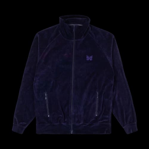 Needles Velour Uneven Dye Track Jacket 'Purple'