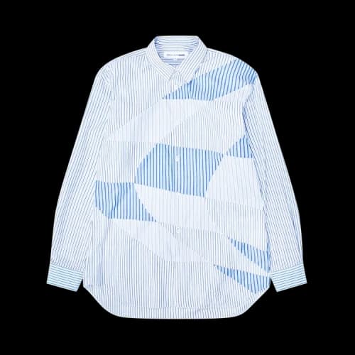 Comme des Garçons SHIRT Panelled Shirt 'Blue'