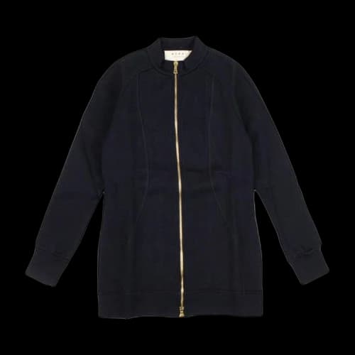 Marni Long-Sleeve Zip Sweatshirt 'Navy Blue'