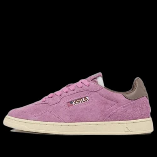 AUTRY New Flat Low Suede 'Fuchsia and Slate' (Women's)