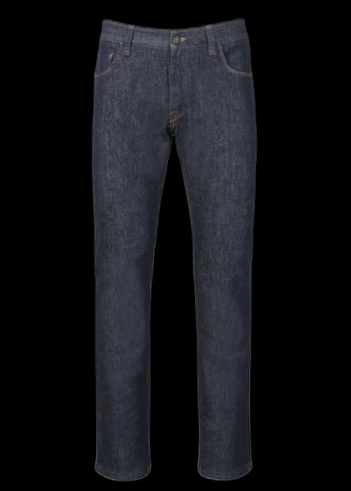 Fendi Pocket FF Embossed Slim Fit Jeans Blue
