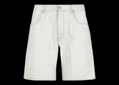 Fendi by Marc Jacobs Denim Shorts White