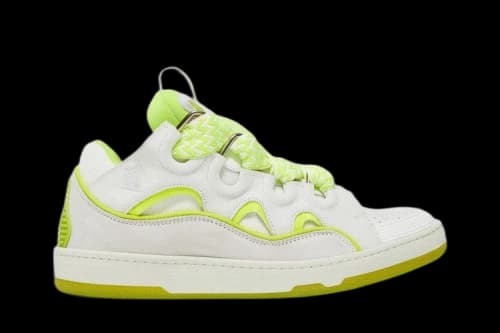 Lanvin Curb Sneakers 'White Fluo Yellow'