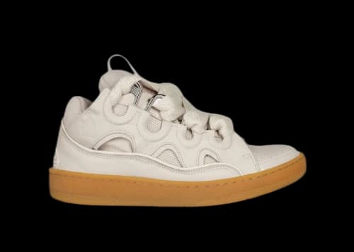 Lanvin Curb Sneaker Chalk