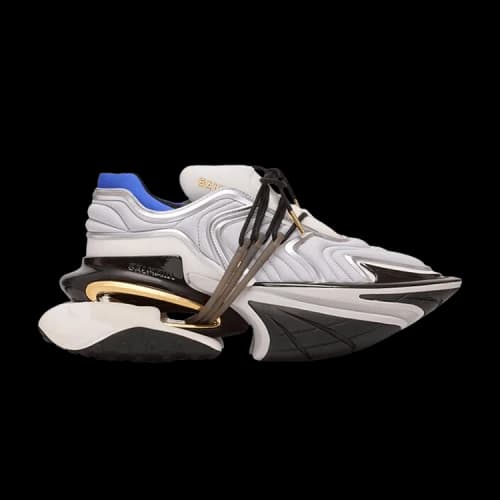 Balmain Unicorn Wave Low-Top Grey