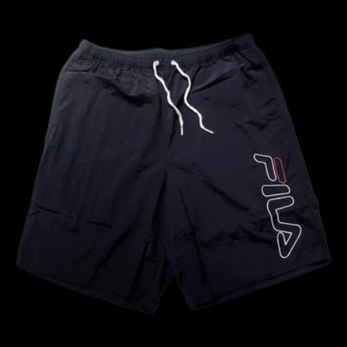 FILA Classic Side logo Embroidered limited Shorts Black Version