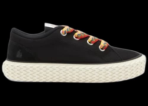 Lanvin Low Top Vulcanized Sneaker Black