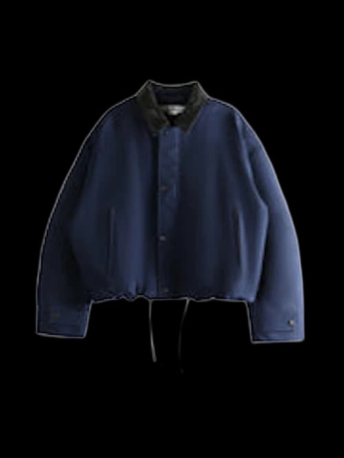 Acne Studios Short Outerwear Coat Navy