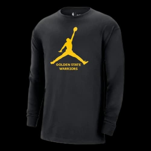 Air Jordan x NBA Golden State Warriors Essential Long-Sleeve T-Shirt 'Black'