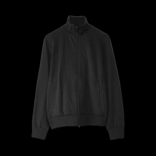 Y-3 Printing Logo Stand Collar Zipper Long Sleeves Jacket Black