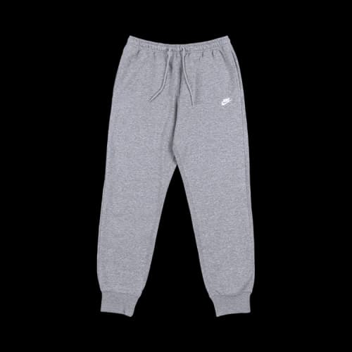 Nike Club Fleece Joggers 'Dark Grey Heather/Light Smoke Grey/White'