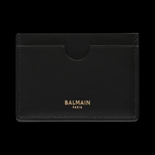 Balmain Leather Card Holder 'Black'