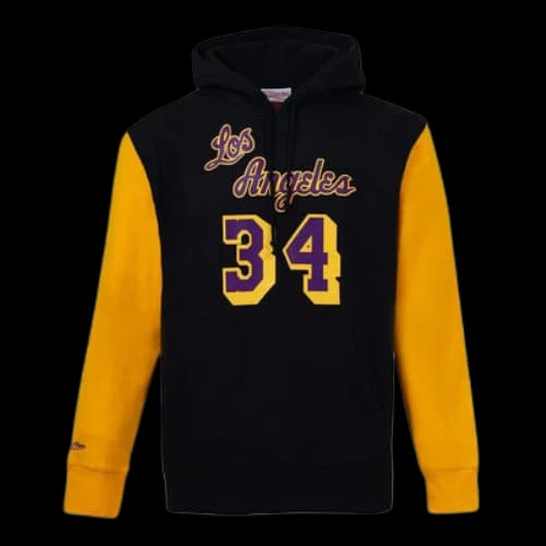 Mitchell & Ness x NBA LA Lakers 2004 Hoodie 'Shaquille O'neal 34'