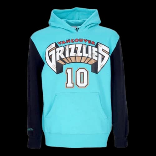 Mitchell & Ness x NBA Vancouver Grizzlies 1998 Fashion Fleece Hoodie 'Mike Bibby 10'