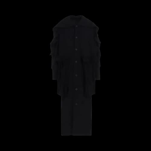 Yohji Yamamoto Box Detail Long Cardigan 'Black'