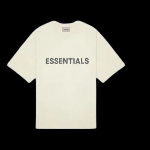 Fear of God Essentials FOG Essentials FW19 3M Logo Boxy Alphabet Short Sleeve White T-Shirt