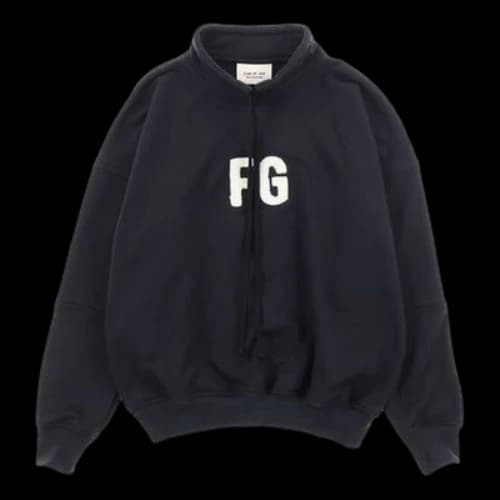 Fear of God FW19 Mock Neck FG Pullover Sweatshirt