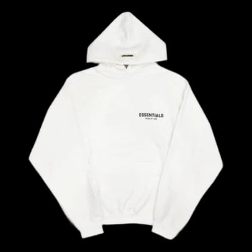 Fear of God Essentials FW19 Photo Series Hoodie 'White'