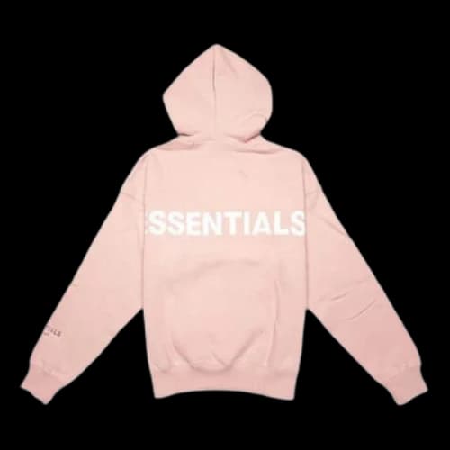 Fear of God Essentials FW19 Alphabet Logo Hoodie 'Blush Pink'