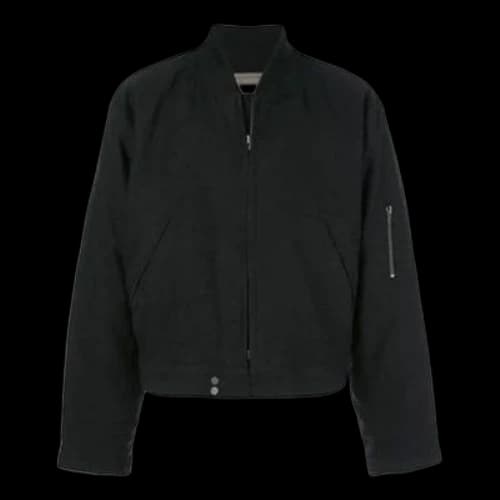 Fear of God Bomber Jacket Short aviator Unisex Black