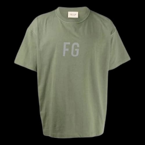 Fear of God 3M Reflective FG Large Short Sleeve Unisex Green