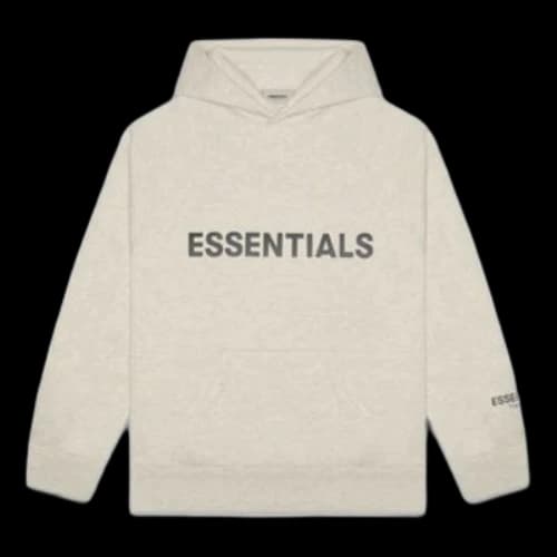 Fear of God Essentials FW20 Pullover Hoodie 'Heather Oatmeal'