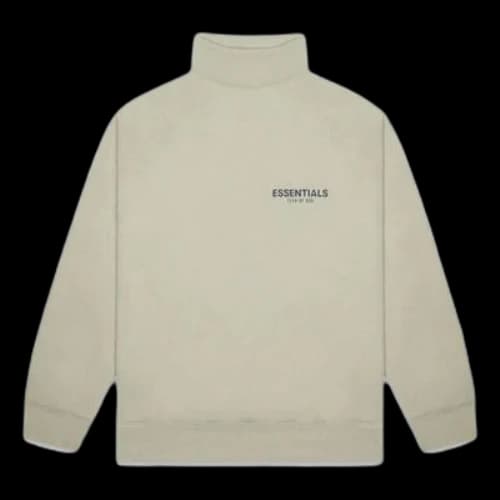 Fear of God Essentials FW20 Mock Neck Sweatshirt 'Moss'