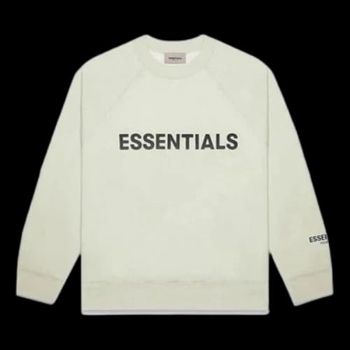 Fear of God Essentials FW20 Crew Neck Sweatshirt 'Sage'