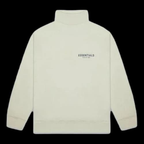 Fear of God Essentials FW20 Mock Neck Sweatshirt 'Sage'