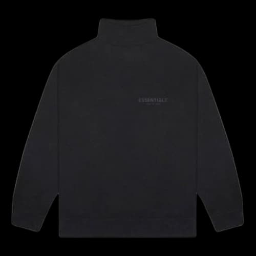 Fear of God Essentials FW20 Mock Neck Sweatshirt 'Black'
