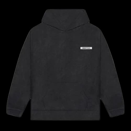 Fear of God Essentials FW20 Polar Fleece Hoodie 'Black'