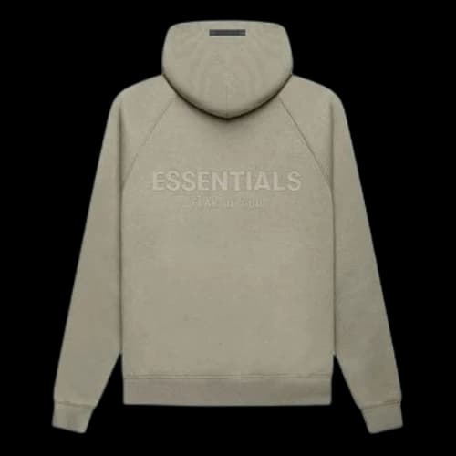 Fear of God Essentials FW21 Pullover Logo Hoodie 'Pistachio'