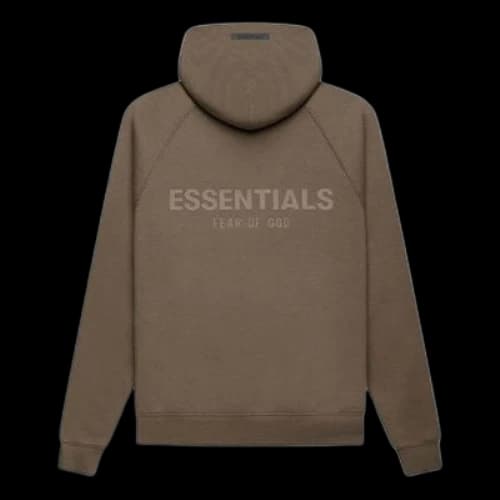Fear of God Essentials FW21 Pullover Logo Hoodie 'Harvest'