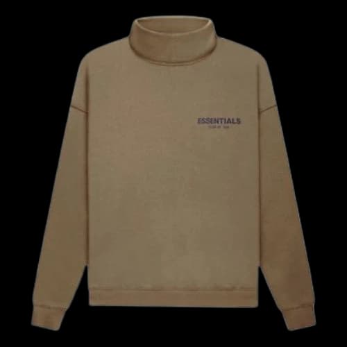 Fear of God Essentials FW21 Pullover Mock Neck Sweatshirt 'Harvest'