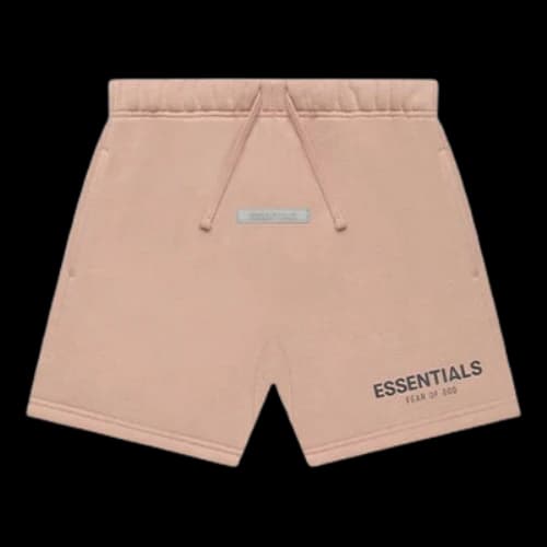 Fear of God Essentials FW21 Logo Sweatshort 'Matte Blush'