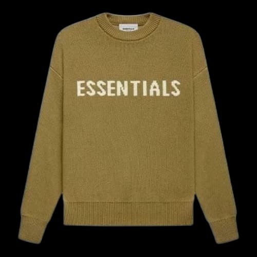 (GS) Fear of God Essentials FW21 Knit Pullover Amber