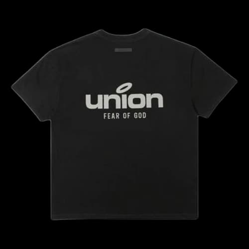 Fear of God Essentials x Union LA FW21 Vintage Tee Black