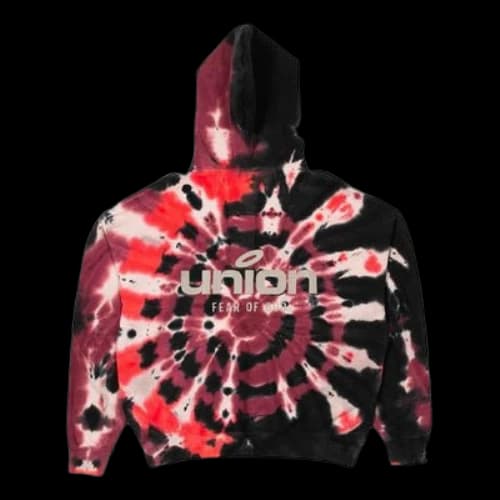 Fear of God Essentials FW21 Vintage Hoodie x Union LA 'Tie Dye'