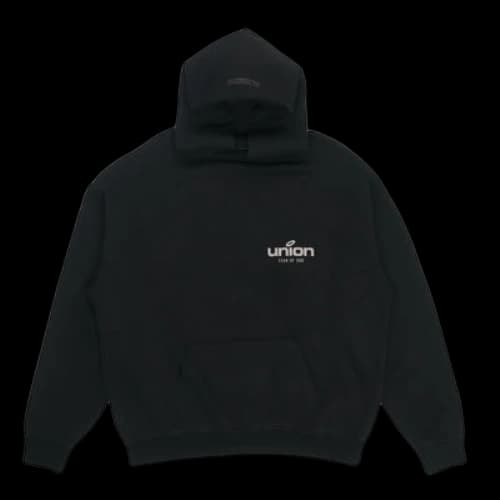 Fear of God Essentials FW21 Vintage Hoodie x Union LA 'Black'