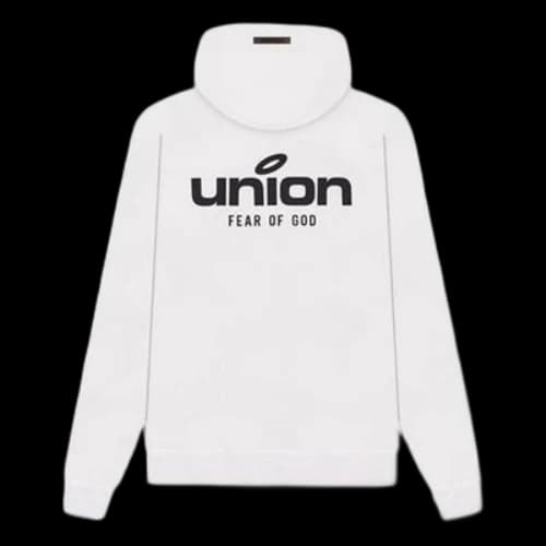 Fear of God Essentials FW21 Vintage Hoodie x Union LA 'White'