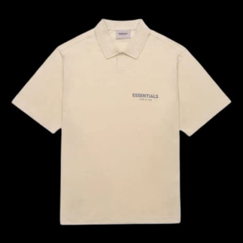Fear of God Essentials FW21 SSENSE Polo Shirt 'Beige'