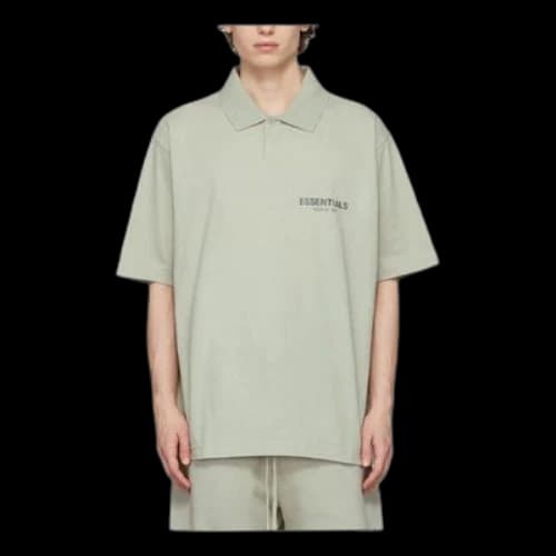 Fear of God Essentials FW21 SSENSE Polo Shirt 'Concrete'